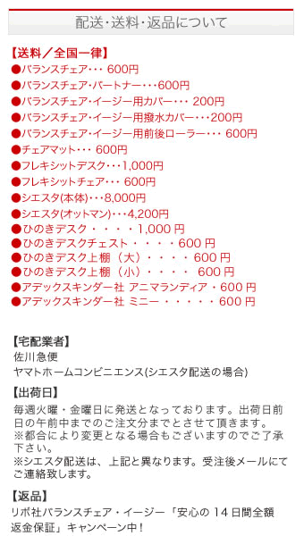 配送・送料ついて